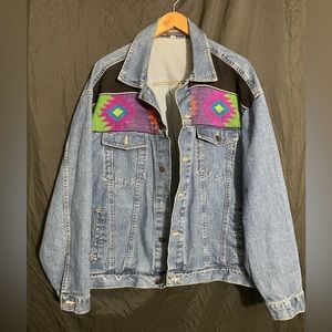 Vintage handmade Jean jacket